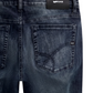 Jeans Skinny Fit Uomo Gas Stone Wash Blue/Black Medium Sax Zip Rev 351450031061
