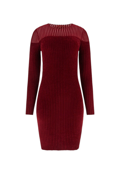 Vestito Corto Donna Guess Rowena Rib Chenille W5BK63Z0890