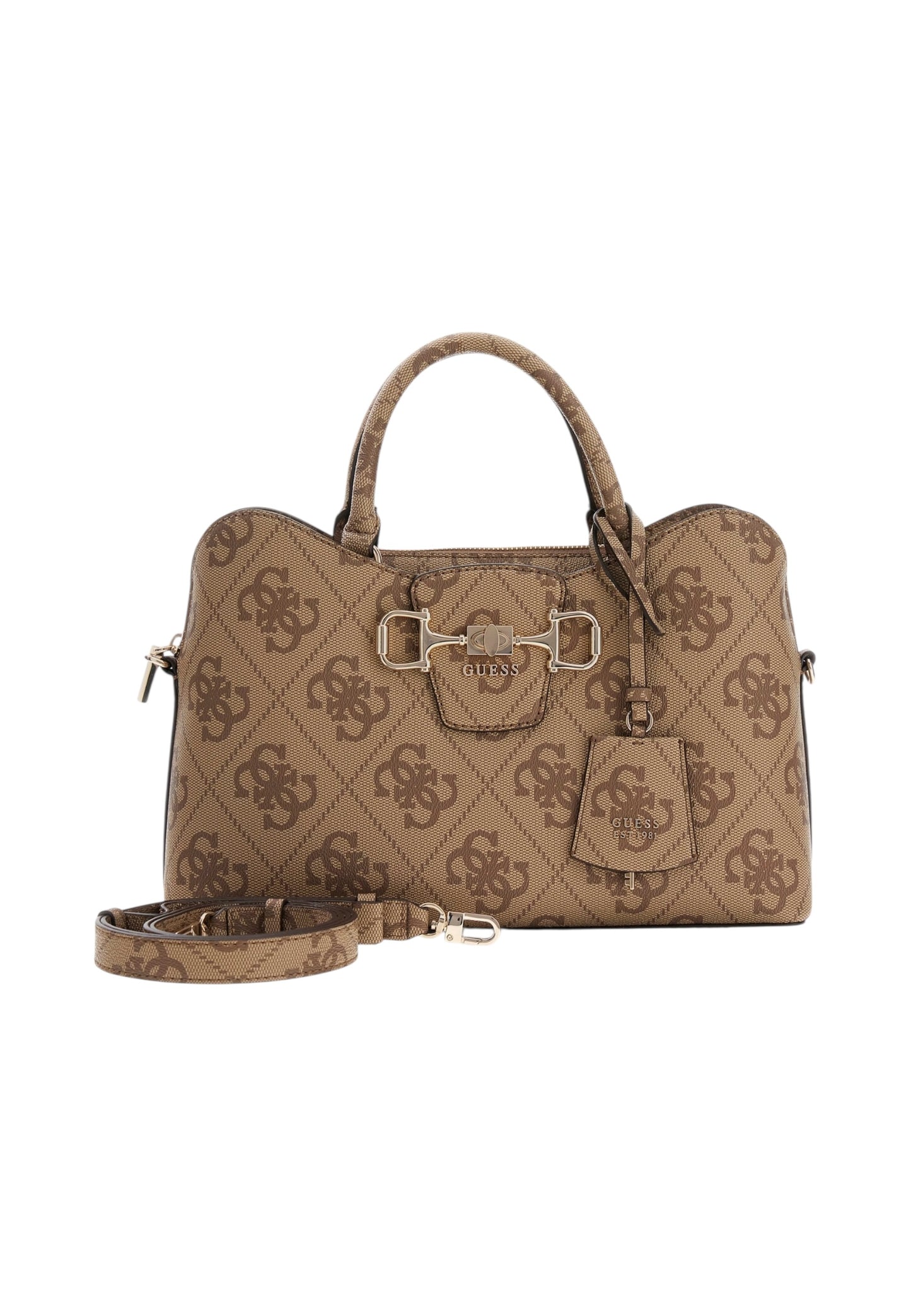 Borsa A Mano Donna Guess Girlfriend Satchel Janie Logo HWOS9924060