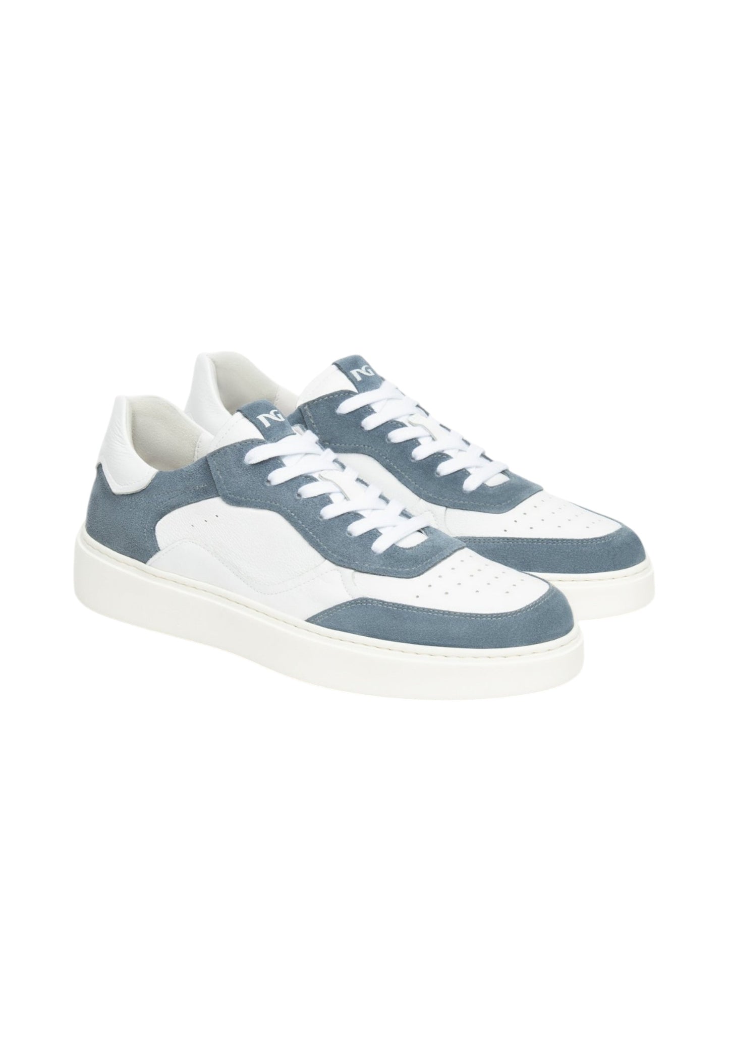 Sneakers Basse Uomo Nero Giardini In Pelle E Camoscio  E601151U