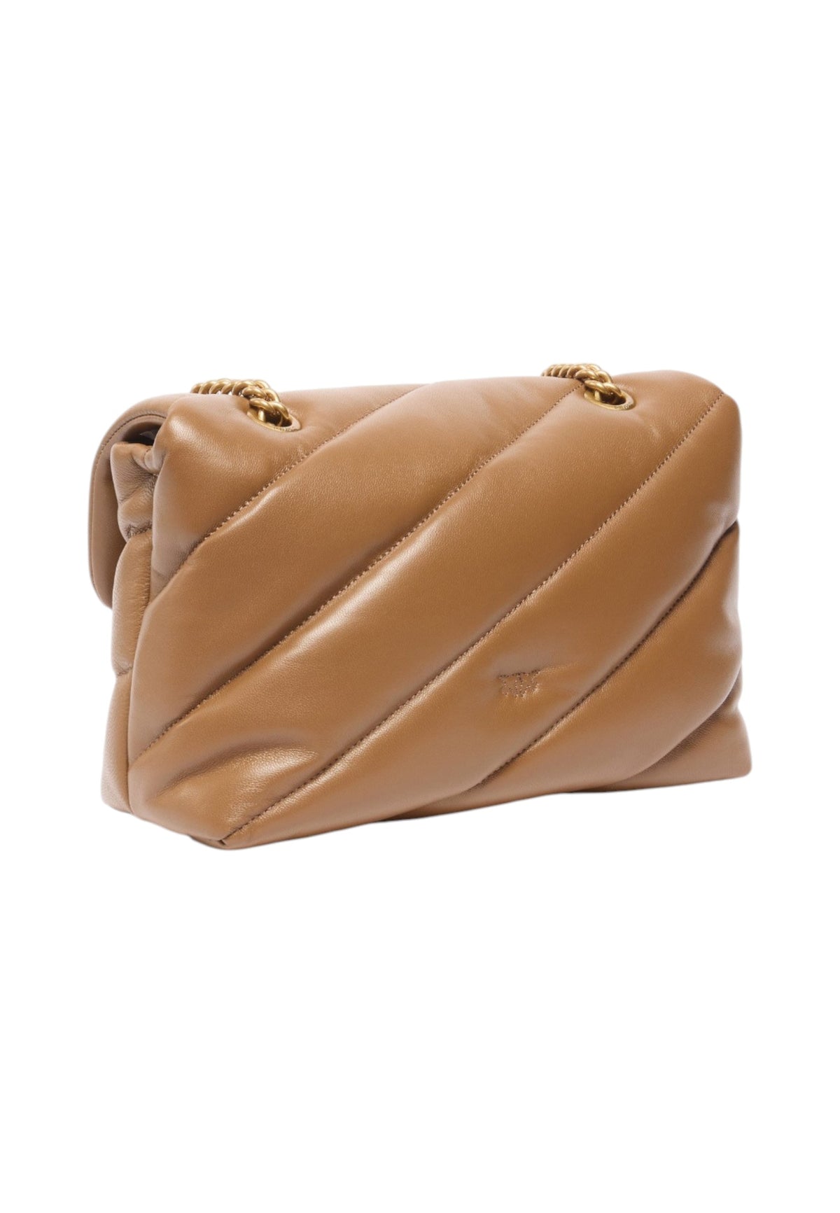 Borsa A Tracolla Donna Pinko Nappa trapuntata, nuova fibbia Love Birds, tracolla a catena, misure 27 x 9 x 19 cm Love Puff Classic New Buckle 107057A0F2