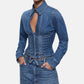 Jeans Wide Leg Donna Liu Jo Baggy Con Stringhe Liu Jo feat ELODIE UA6510D0400