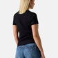 T-Shirt Manica Corta Donna Guess  3D Guess Script W6GI08K3023