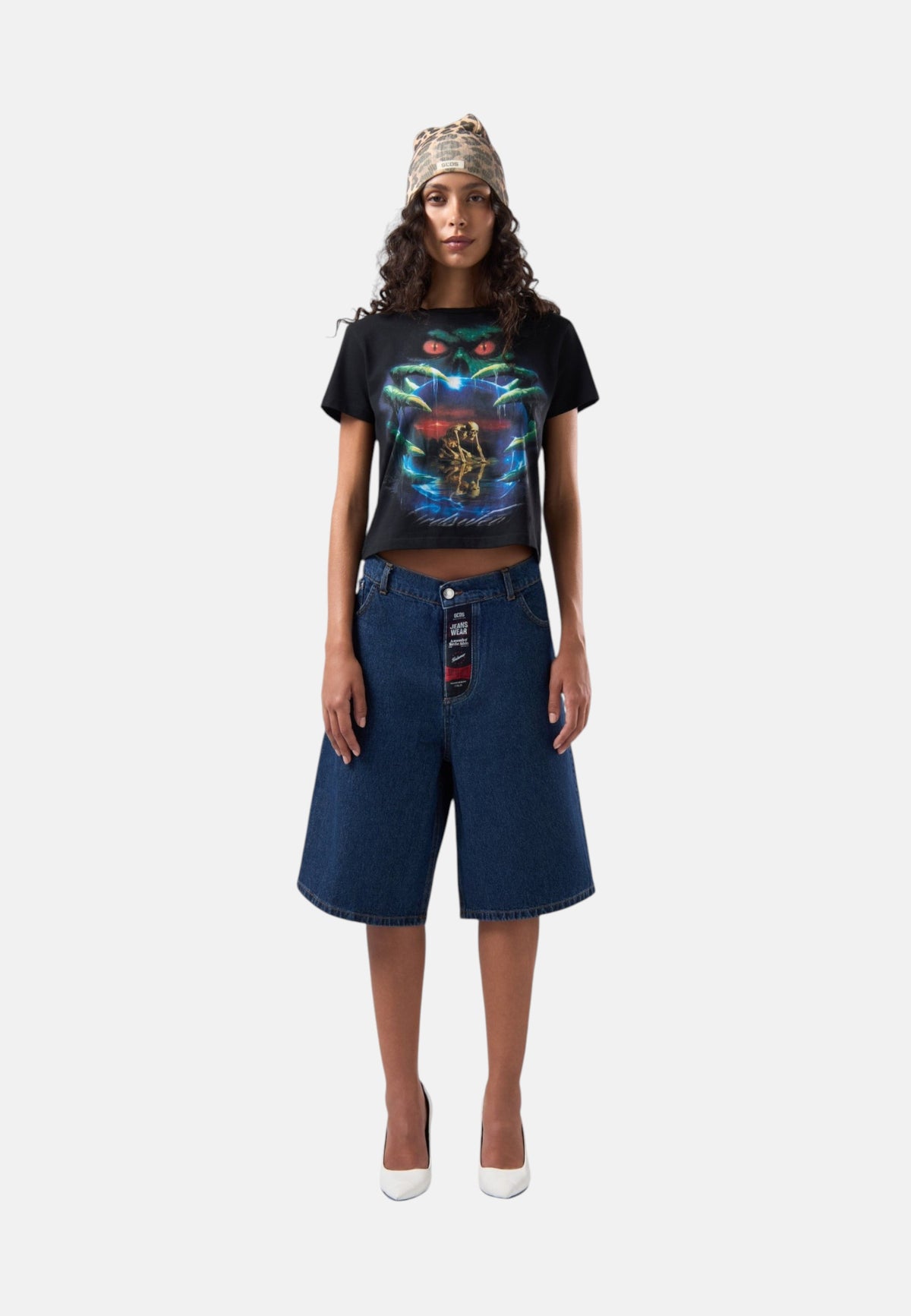 T-Shirt Manica Corta Donna Gcds   C2WBQC182J110