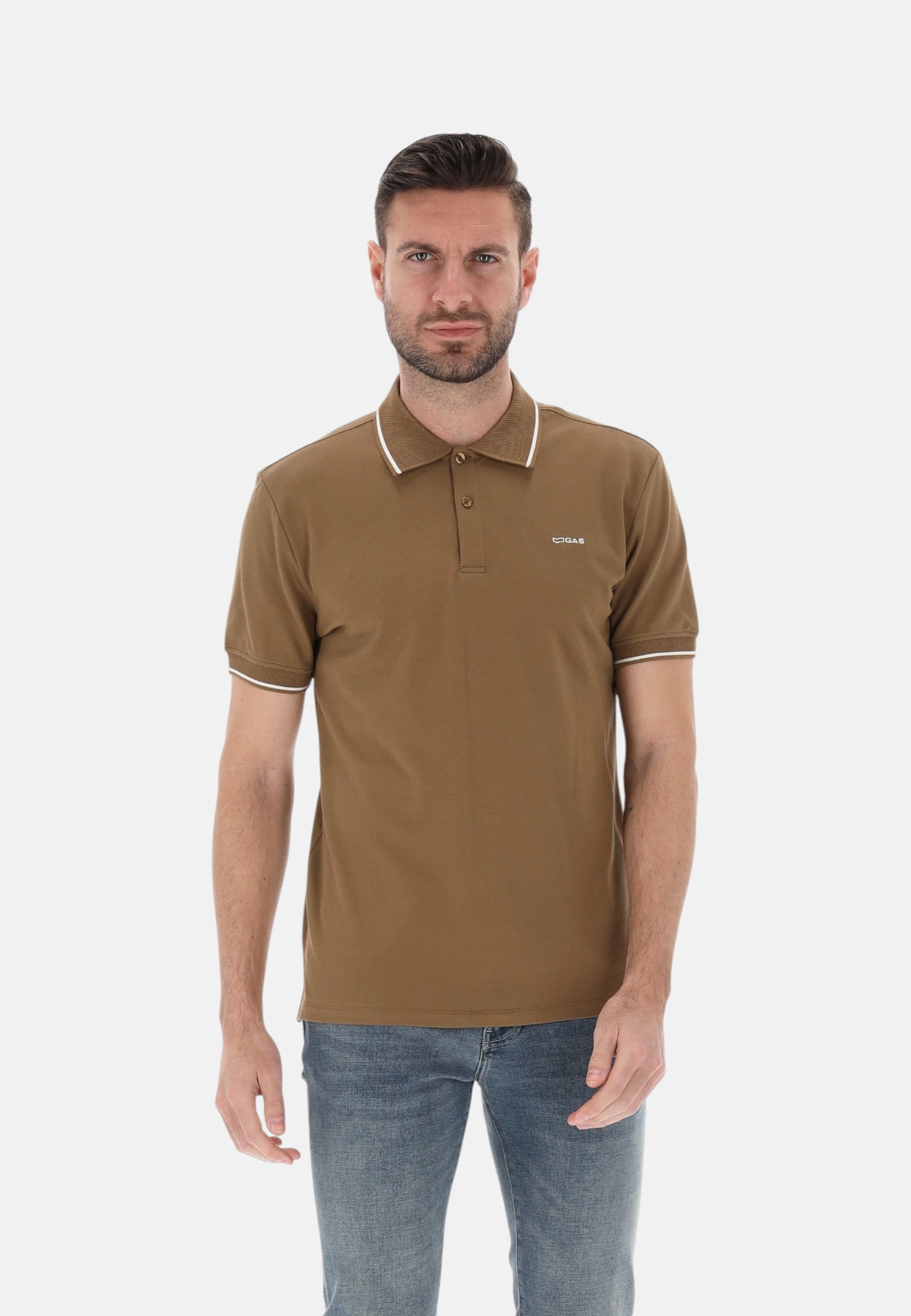 Polo Manica Corta Uomo Gas  Ralph/S Strip. 310437182888