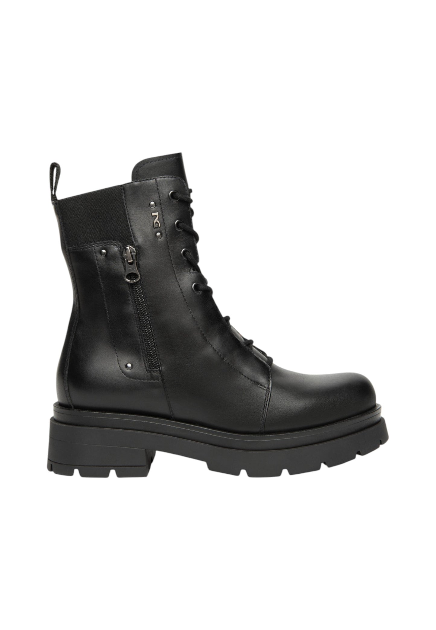 Stivaletti Anfibi Donna Nero Giardini Tacco 5 CM  I514783D