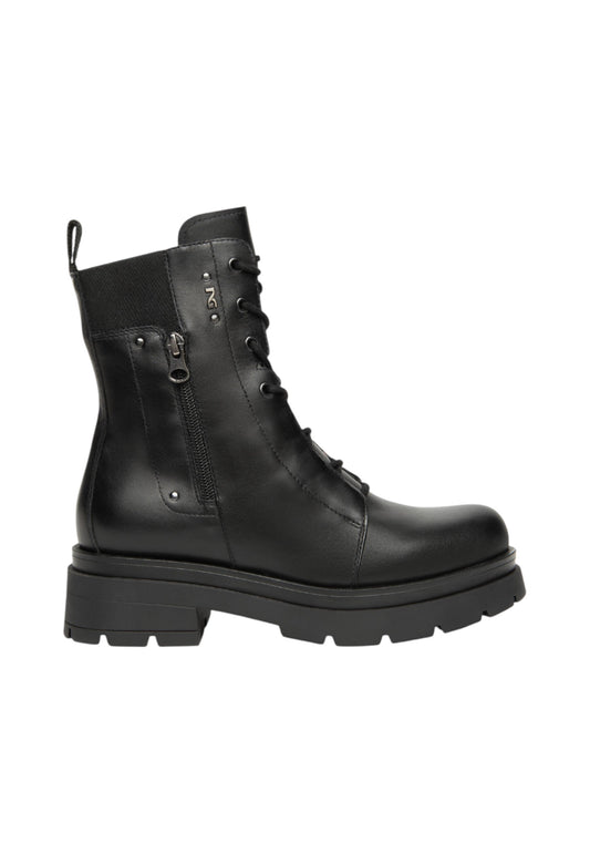 Stivaletti Anfibi Donna Nero Giardini Tacco 5 CM  I514783D