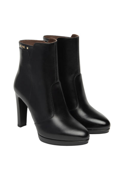 Stivaletti Tronchetti Donna Nero Giardini Tacco a Blocco 10 cm  I514510DE