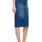 Gonna Midi Donna Liu Jo In Denim Longuette Chains  UA4100DS829