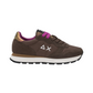 Sneakers Basse Donna Sun68 Stile Running, Nylon E Suede, Logo Ricamato Ally Solid Z46201