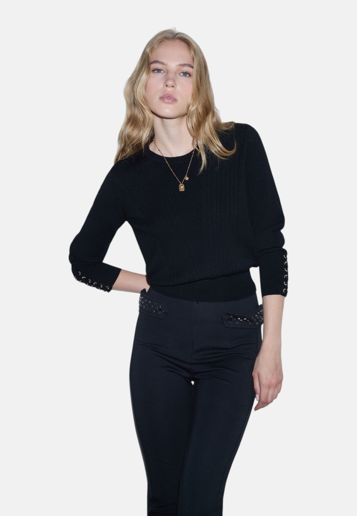 Maglia A Girocollo Donna Liu Jo   TF6080MS63L