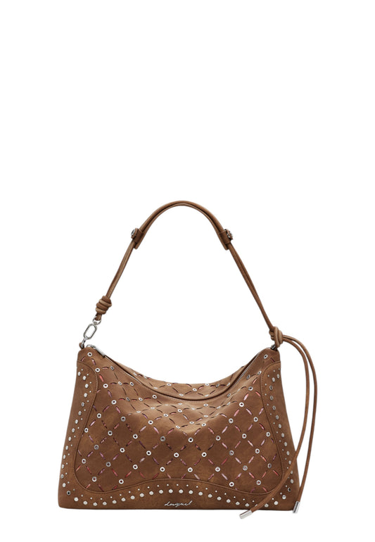 Borsa A Spalla Donna Desigual  Yankee Leiria Mini Camel 25WAXPB5