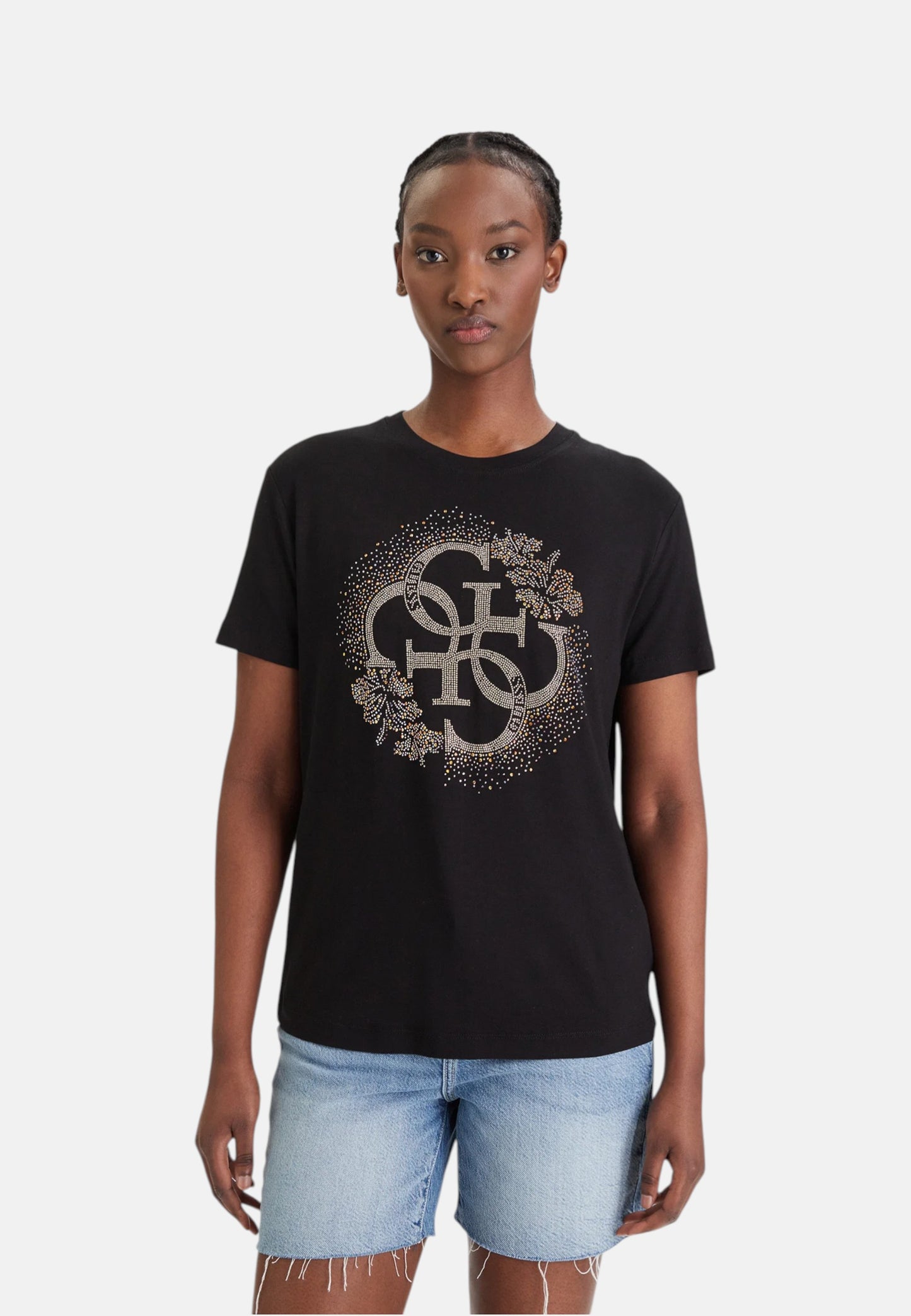 T-Shirt Manica Corta Donna Guess  Corinne E6GI01K68D2
