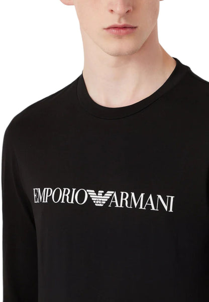 T-Shirt Manica lunga Uomo Emporio Armani  Logo 8N1TN81JPZZ