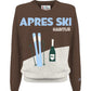 Maglione A Girocollo Uomo Mc2 Saint Barth Apres Ski Stylized Heron C HER0011