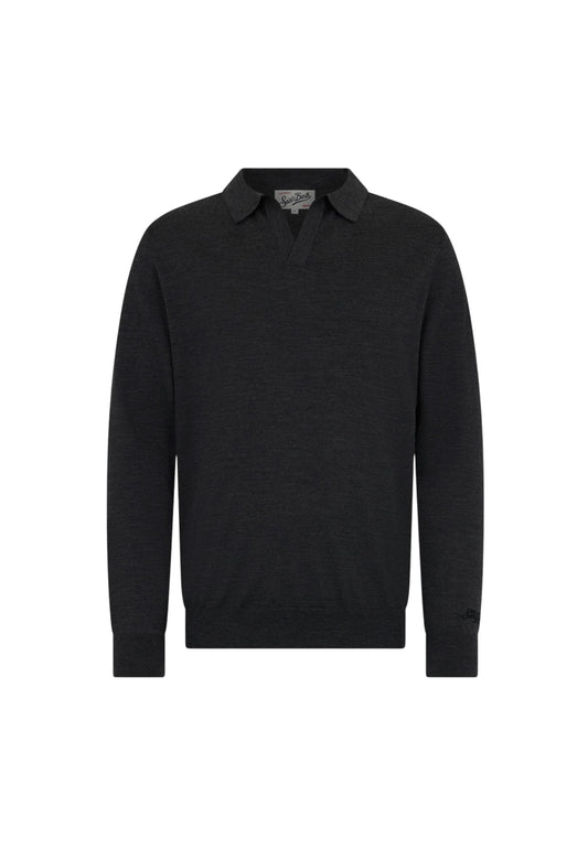 Maglione Scollo A V Uomo Mc2 Saint Barth  Covent Merino COV0005