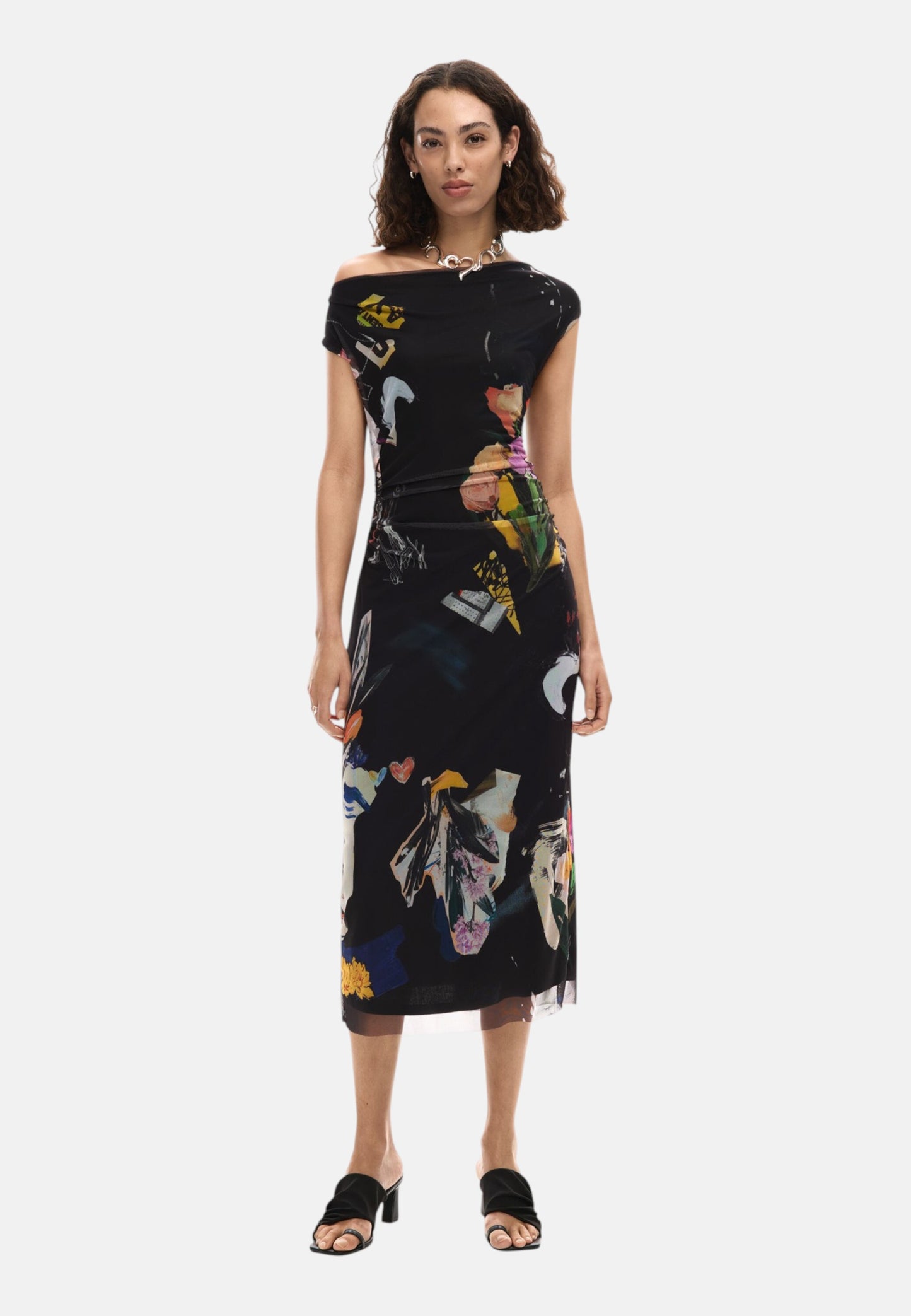 Vestito Midi Donna Desigual  Delaware 26SWVK29