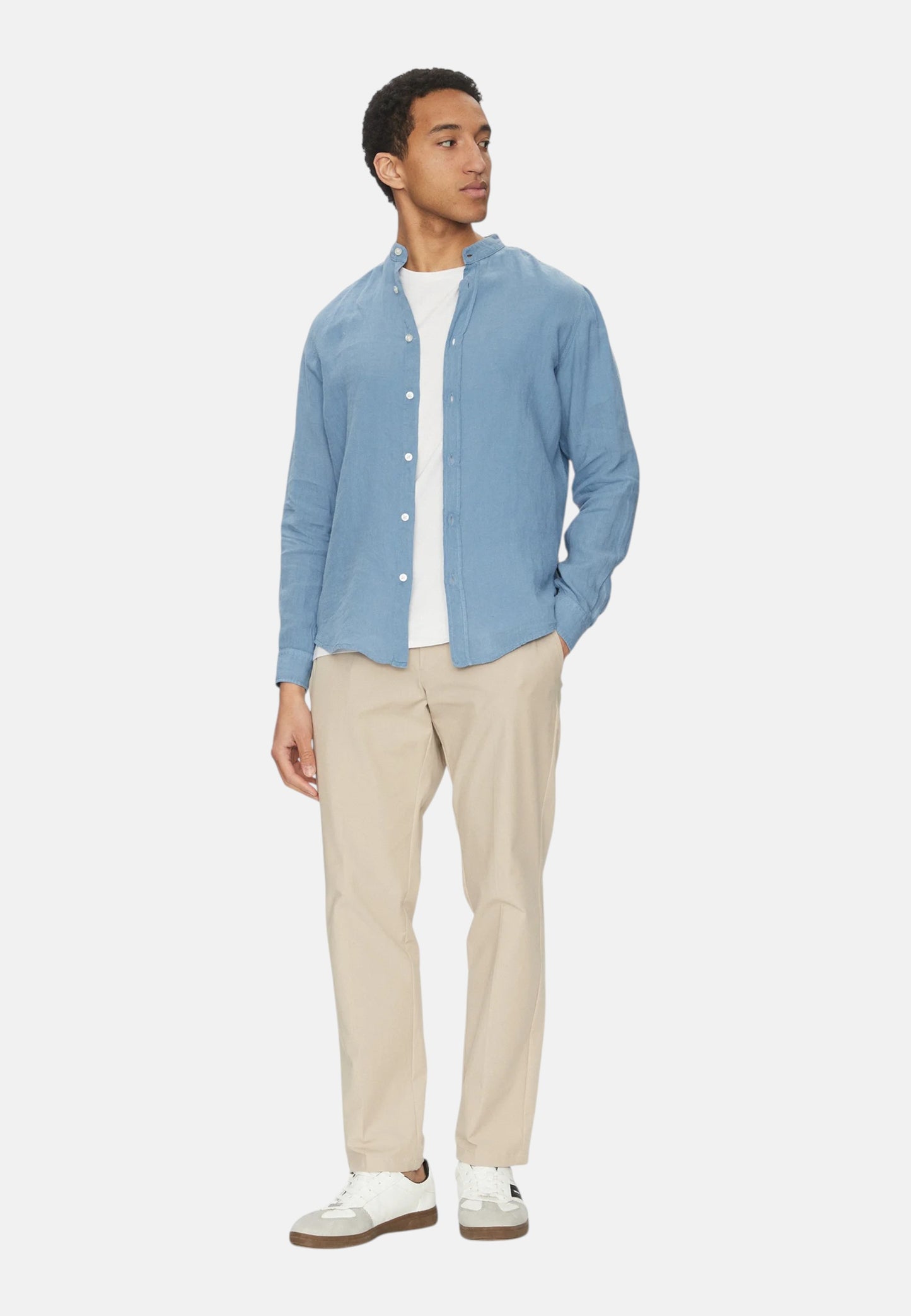 Camicia Manica lunga Uomo Boss Collo Coreana  50537369