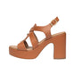 Sandali Con Tacco Donna Nero Giardini In Pelle Con Fasce Incrociate  E616092D