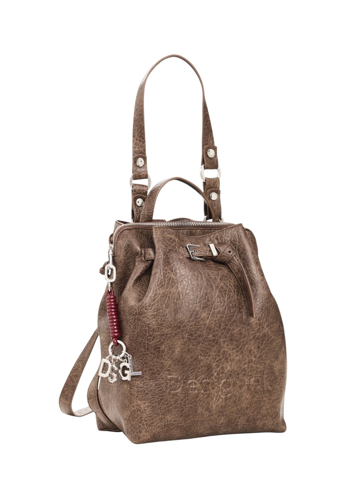Zaino  Donna Desigual  Back Luena Nf Half Logo New Choco 26WAKP33