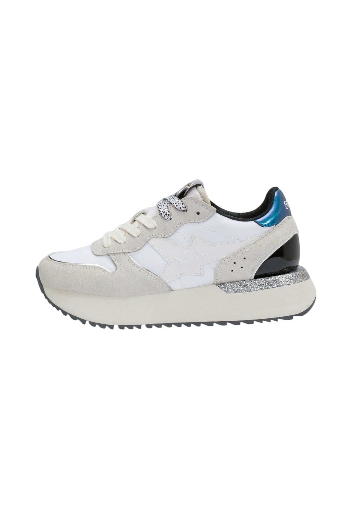 Sneakers Basse Donna Sun68  BIG STARGIRL MIX MATERIALS Z46229