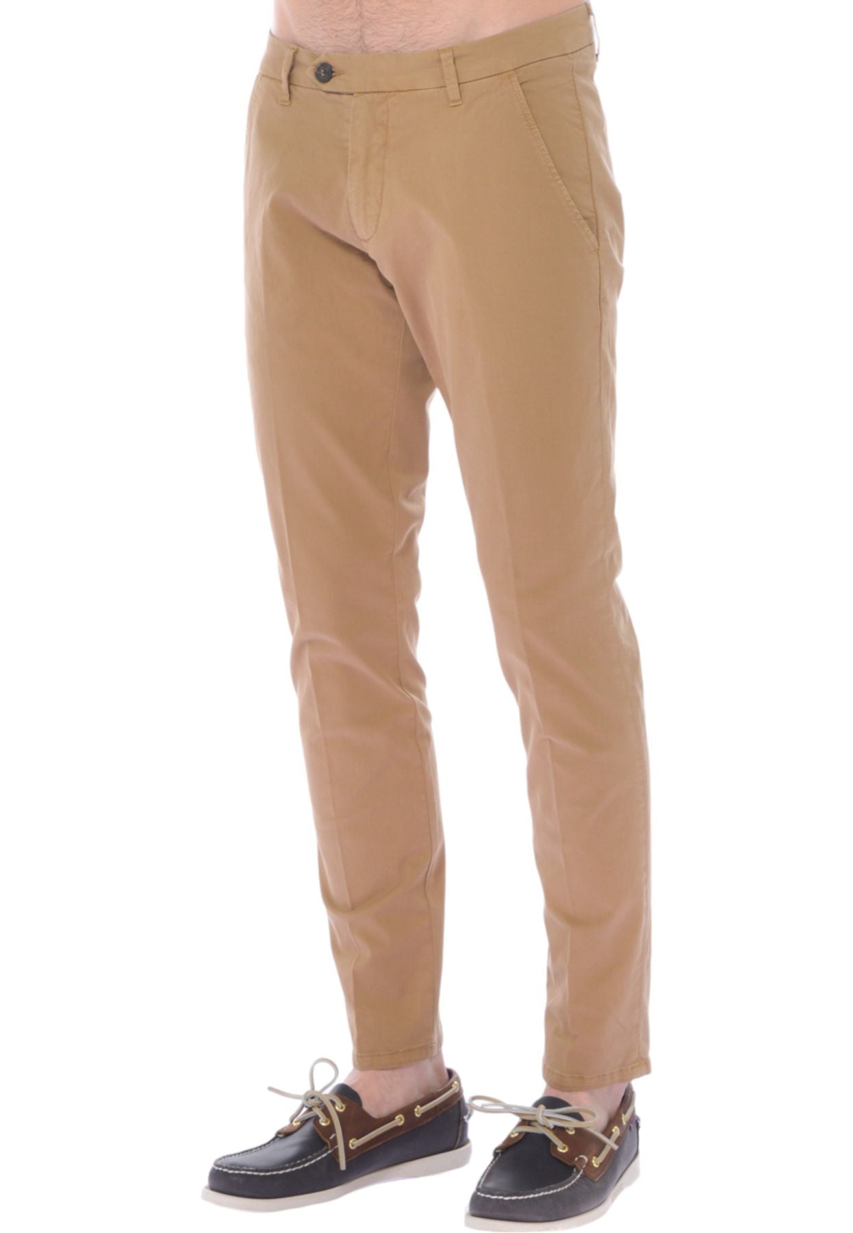 Pantaloni Slim Fit Uomo Roy Roger's In Gabardina Elasticizzata New Rolf Read RRU013C9250112