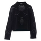 Maglia A Girocollo Donna Liu Jo Corta Con Ricamo  WF6286MA37R