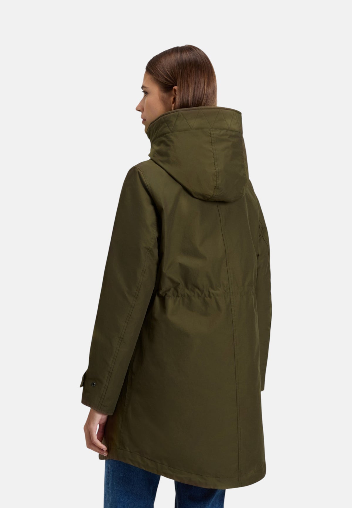 Parka Invernale Donna Woolrich Regular Fit, Struttura 3 In 1, Giacca Interna Removibile, Imbottito In Piuma, Tessuto Idrorepellente, Resistente Al Vento, Cappuccio, Coulisse In Vita, Chiusura Con Zip E Bottoni Authentic 3 In 1 CFWWOU1105FBUT0001