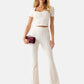 Pantaloni Flare Fit Donna Guess  New Flared Evelina W4YB01KCBO2