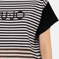 T-Shirt Manica Corta Donna Liu Jo Jersey Rigato  VA6039J3908