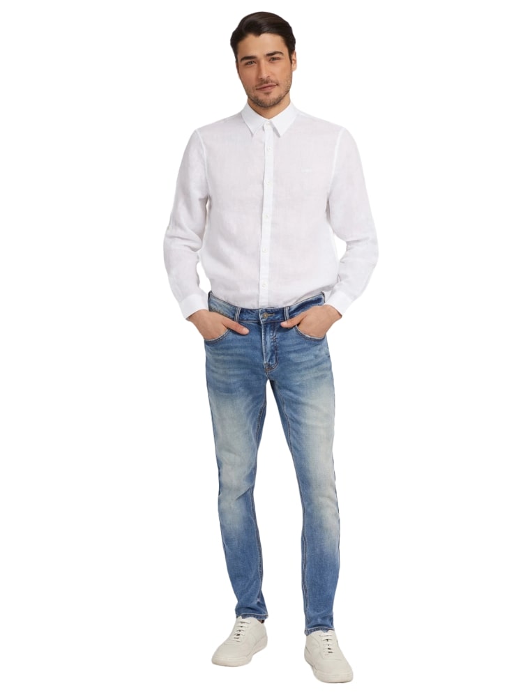 Camicia Manica lunga Uomo Guess   M2GH25WEKP0