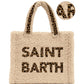 Borsa A Spalla Donna Mc2 Saint Barth Logo Sul Davanti, Doppi Manici, Il Logo Saint Barth Sul Davanti Vanity Teddy VANI042-MAXI-LOGO-LEOPARD
