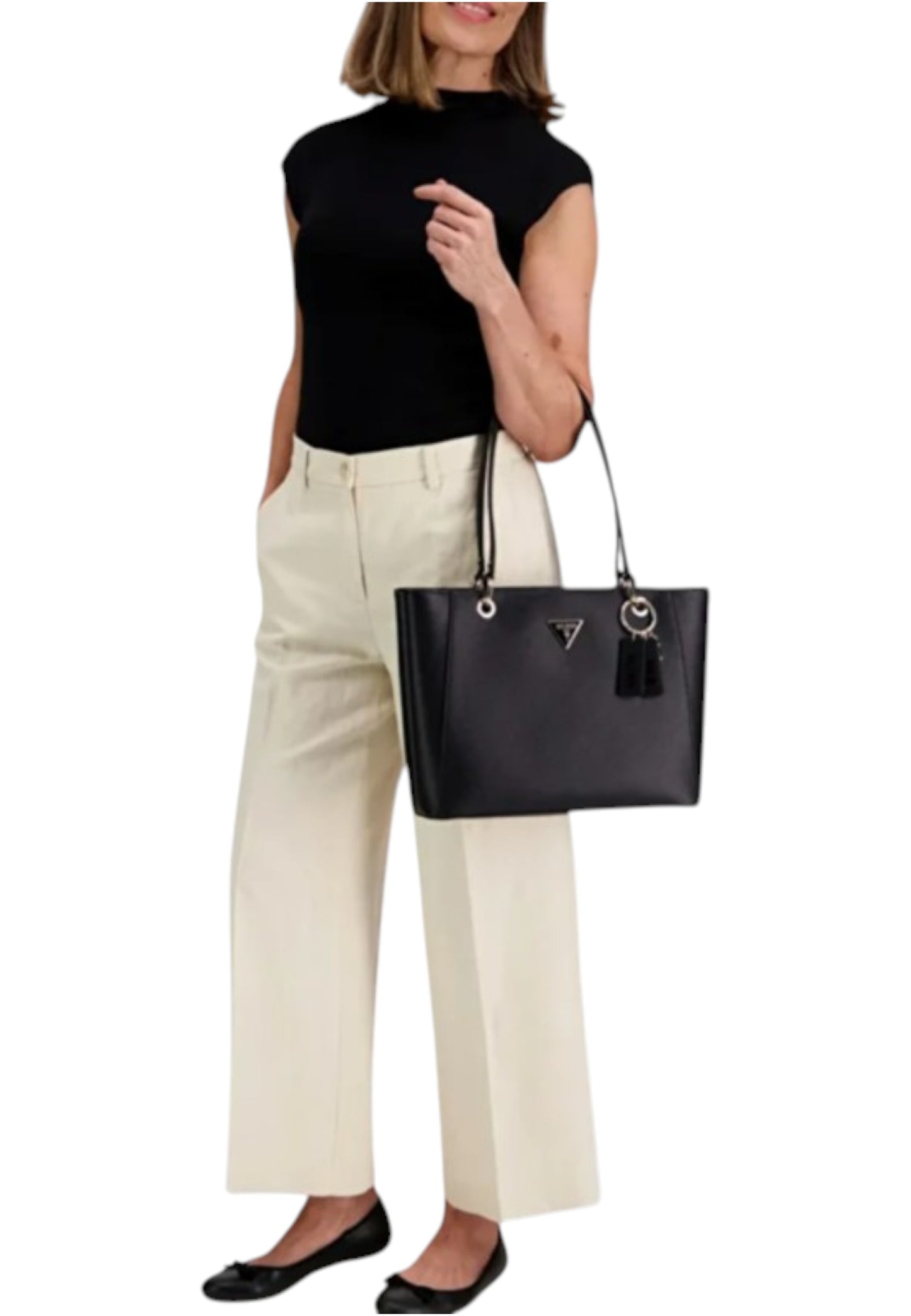 Borsa A Spalla Donna Guess Tote Noelle Ii HWZG9672250