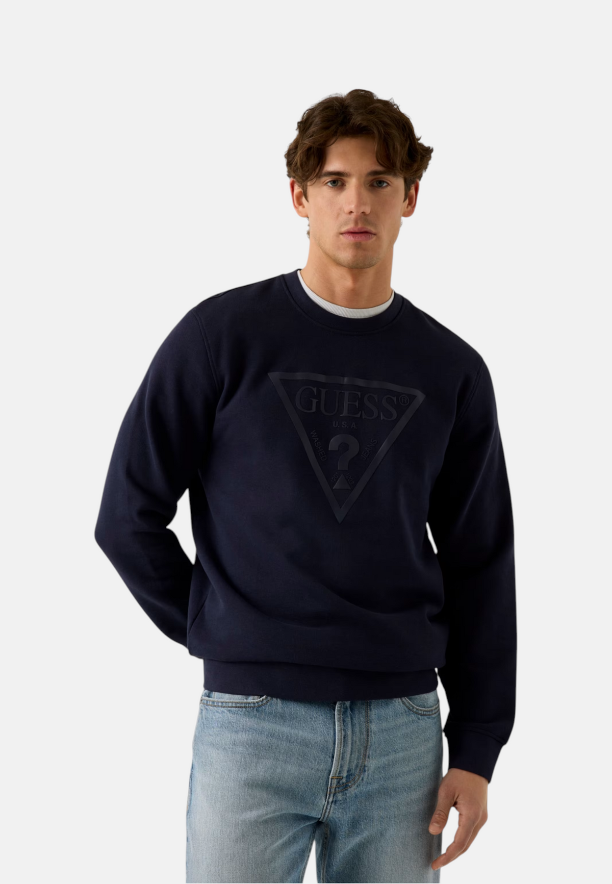 Felpa A Girocollo Uomo Guess  Audley M6YQ37K4103