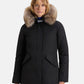 Parka Invernale Donna Woolrich Regular Fit, Imbottito In Piuma, Tessuto Idrorepellente, Resistente Al Vento, Cappuccio Con Bordo Removibile, Chiusura Con Zip E Bottoni, Tasche Con Patta, Polsini A Coste Arctic Raccoon CFWWOU0538FBUT0001