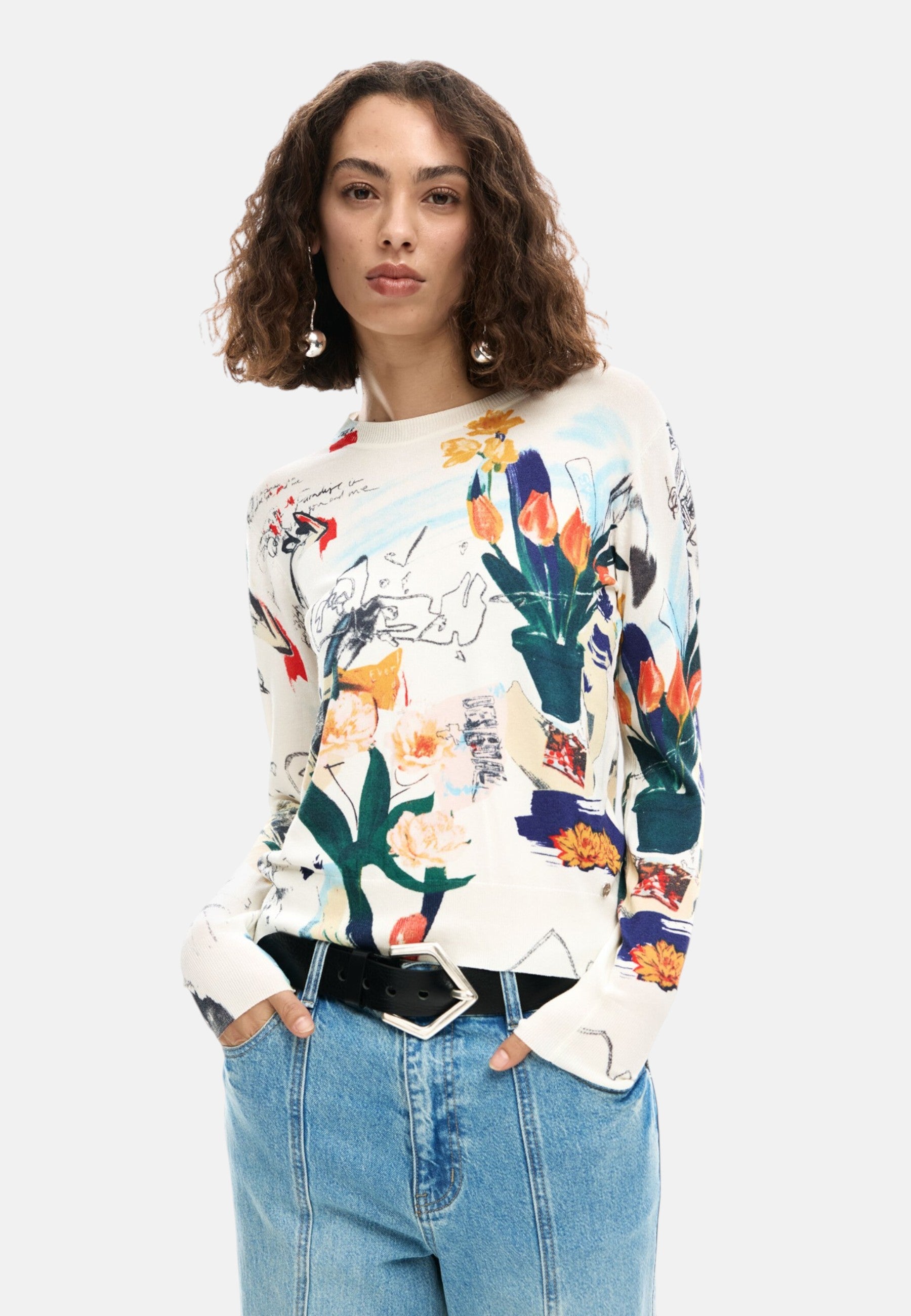 Maglione  Donna Desigual  Jers Nantes Lacroix 26SWJF35