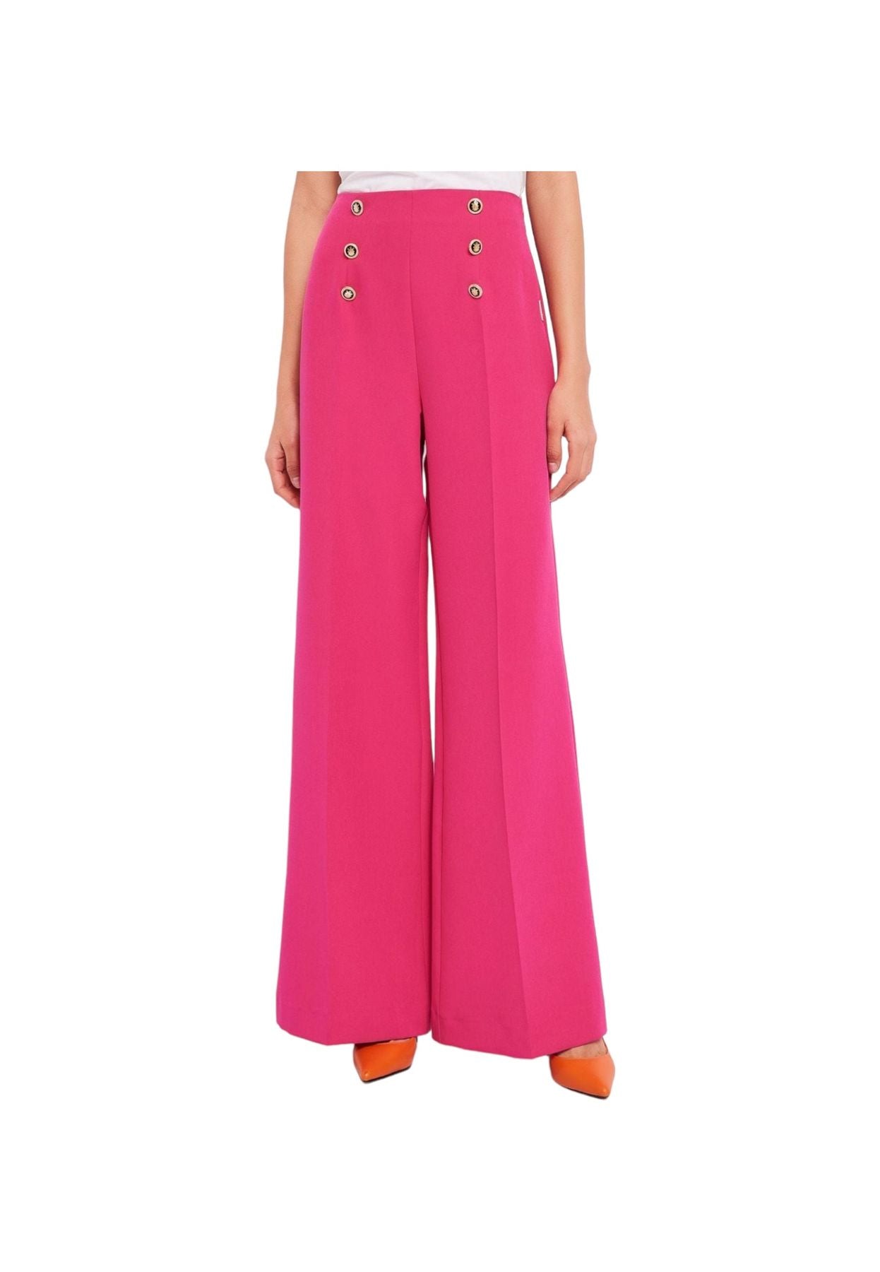 Pantaloni Palazzo Donna Denny Rose Vita Alta  321ND25013