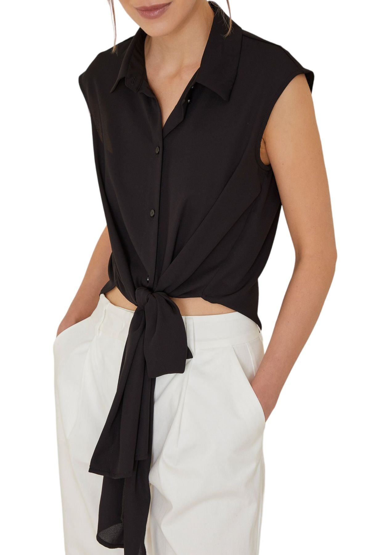 Camicia Senza Maniche Donna Manila Grace   S3JC198PU