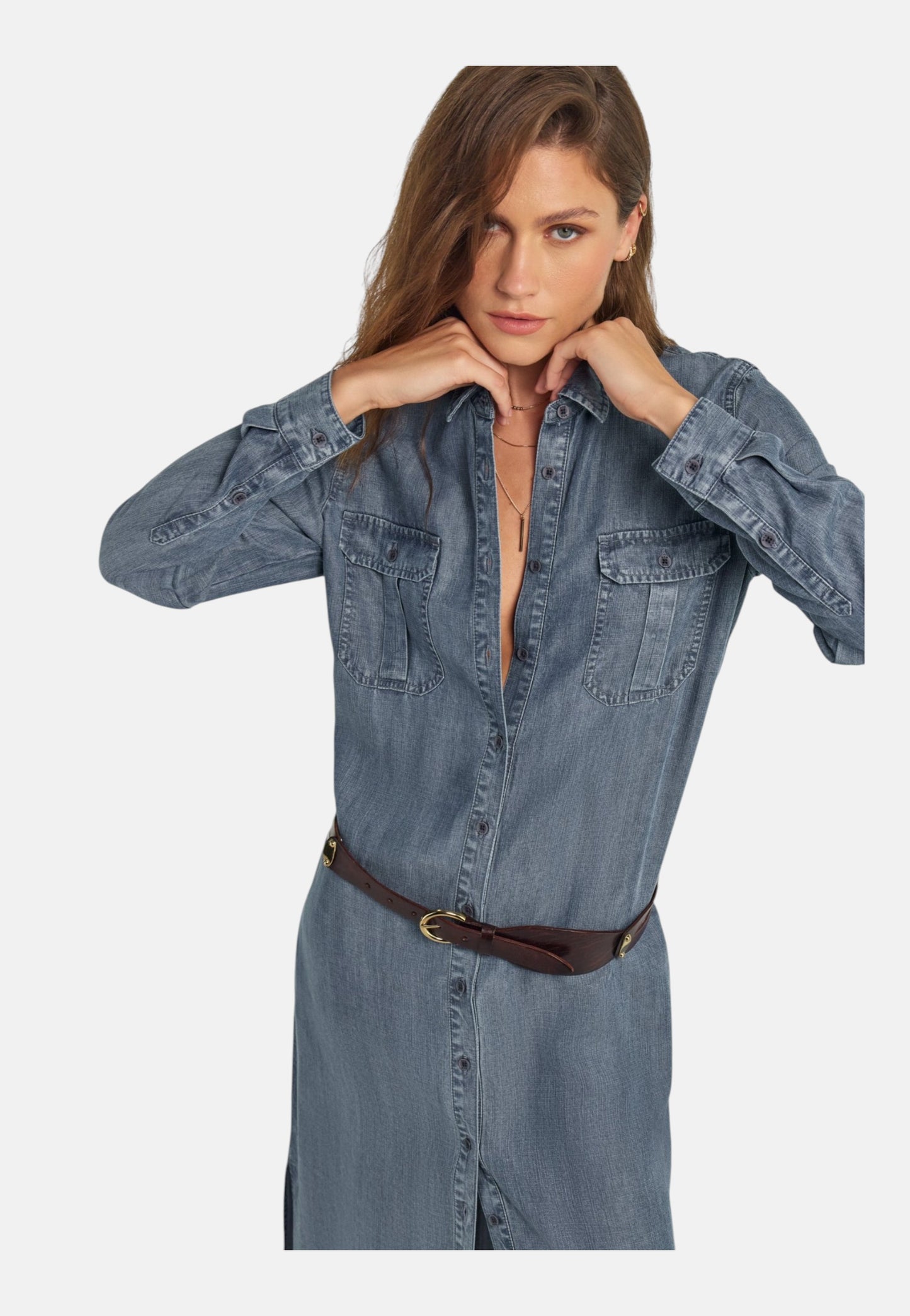 Vestito Corto Donna Gas In Denim Lola Dress 275618020163