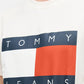 T-Shirt Manica Corta Uomo Tommy Jeans  Tjm Reg Big Flag S DM0DM22645