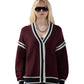 Cardigan  Uomo Gcds  Logo Lounge College B2EW1801KI3