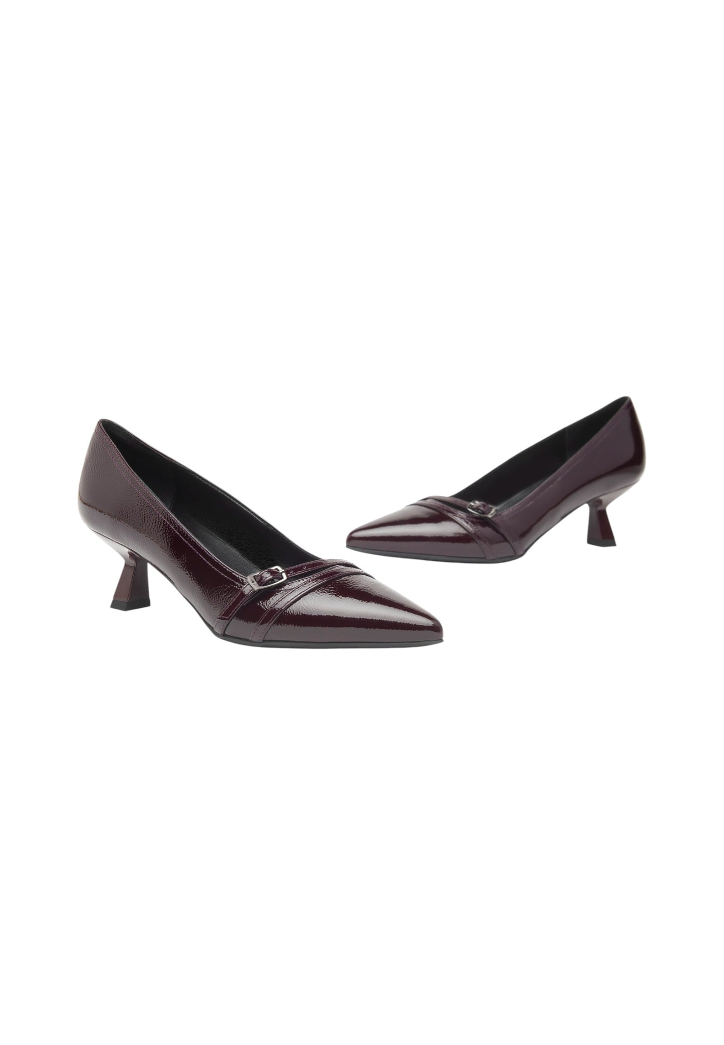 Decollete  Donna Nero Giardini In Vernice Tacco Svasato 5 cm  I514431DE
