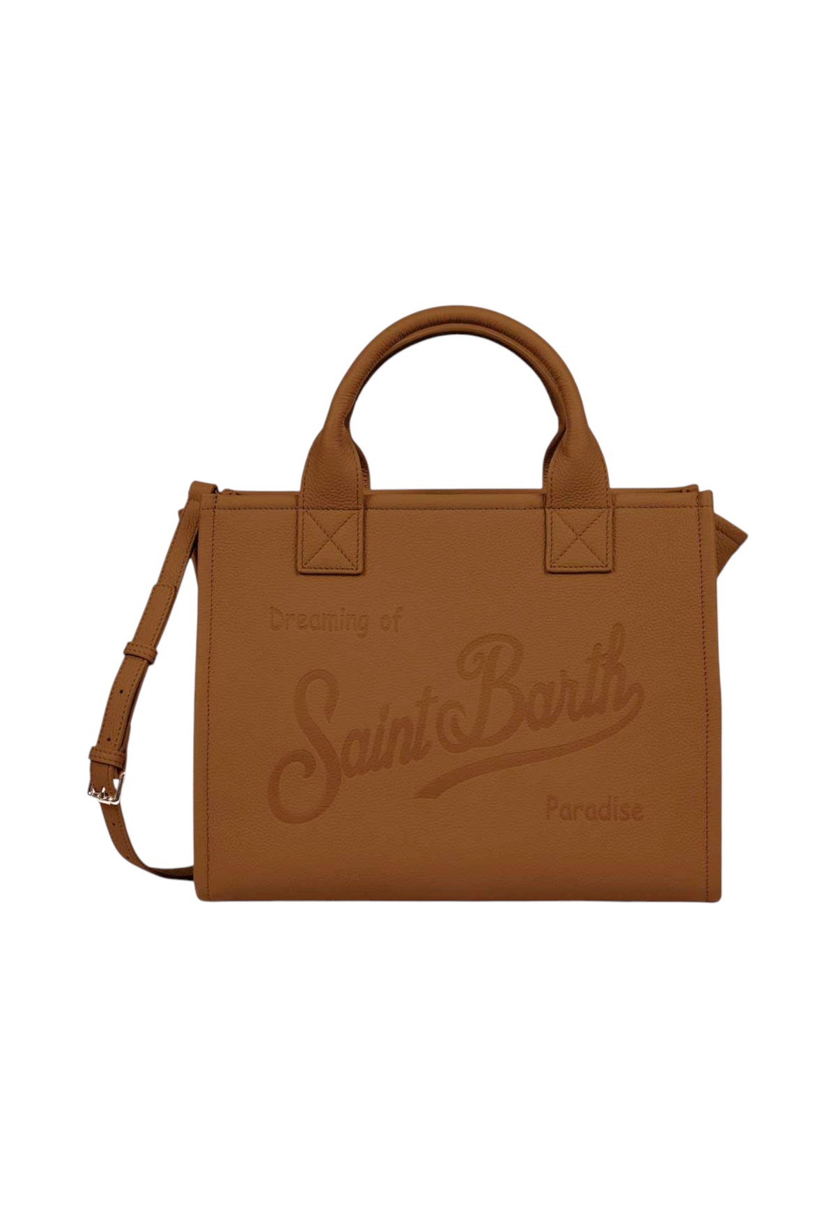Borsa A Mano Donna Mc2 Saint Barth Logo Sul Davanti, Tracolla, Il Logo Saint Barth Sul Davanti Vanity Bag Large VANBG001-GRAIN-LEATHER-SB