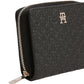 Portafoglio Con Portamonete Donna Tommy Hilfiger Med Za W/Flap Mono Th Icon AW0AW18474