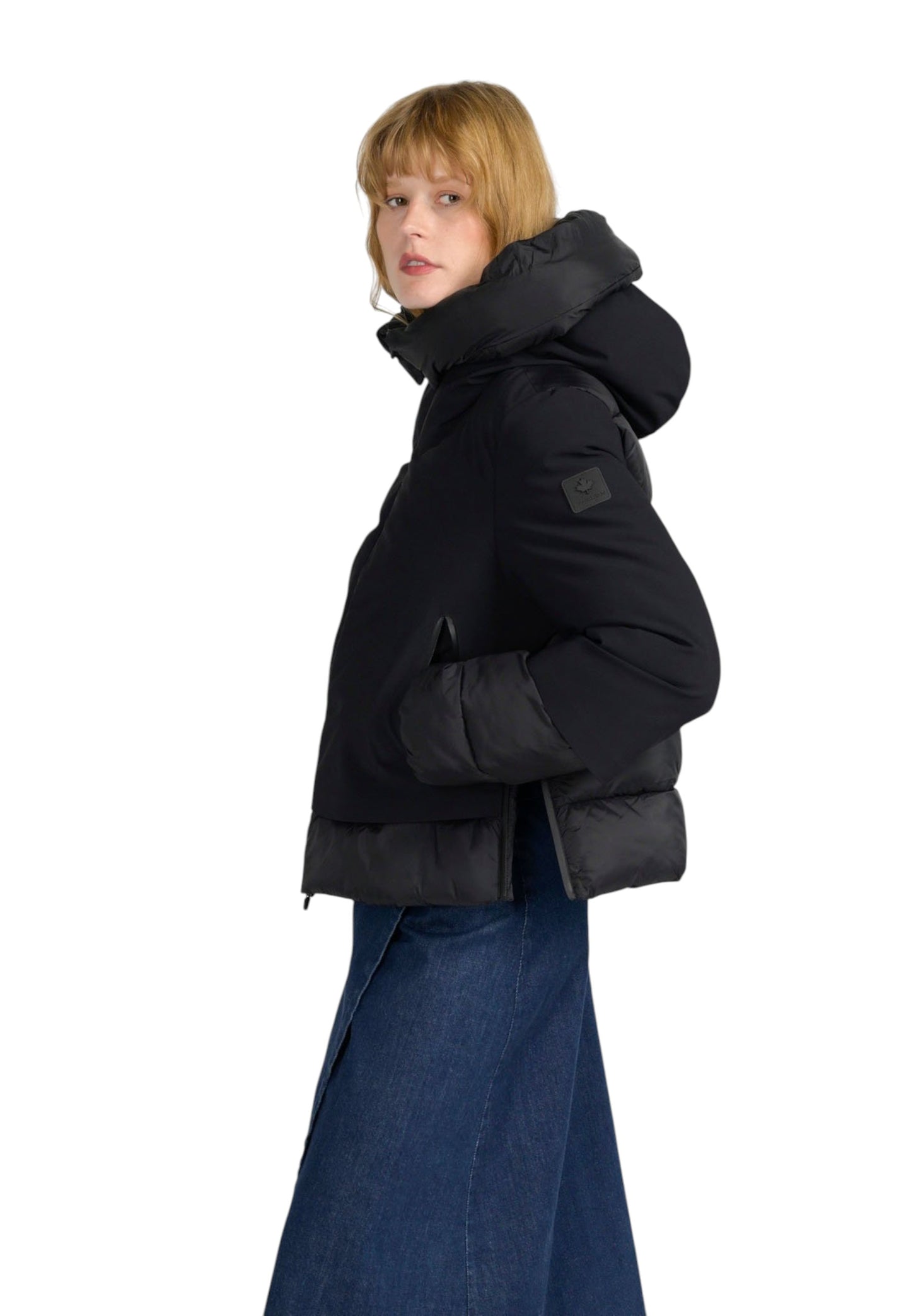 Piumino Corto Donna Canadian Con Cappuccio Becancour Short CN.G224110W