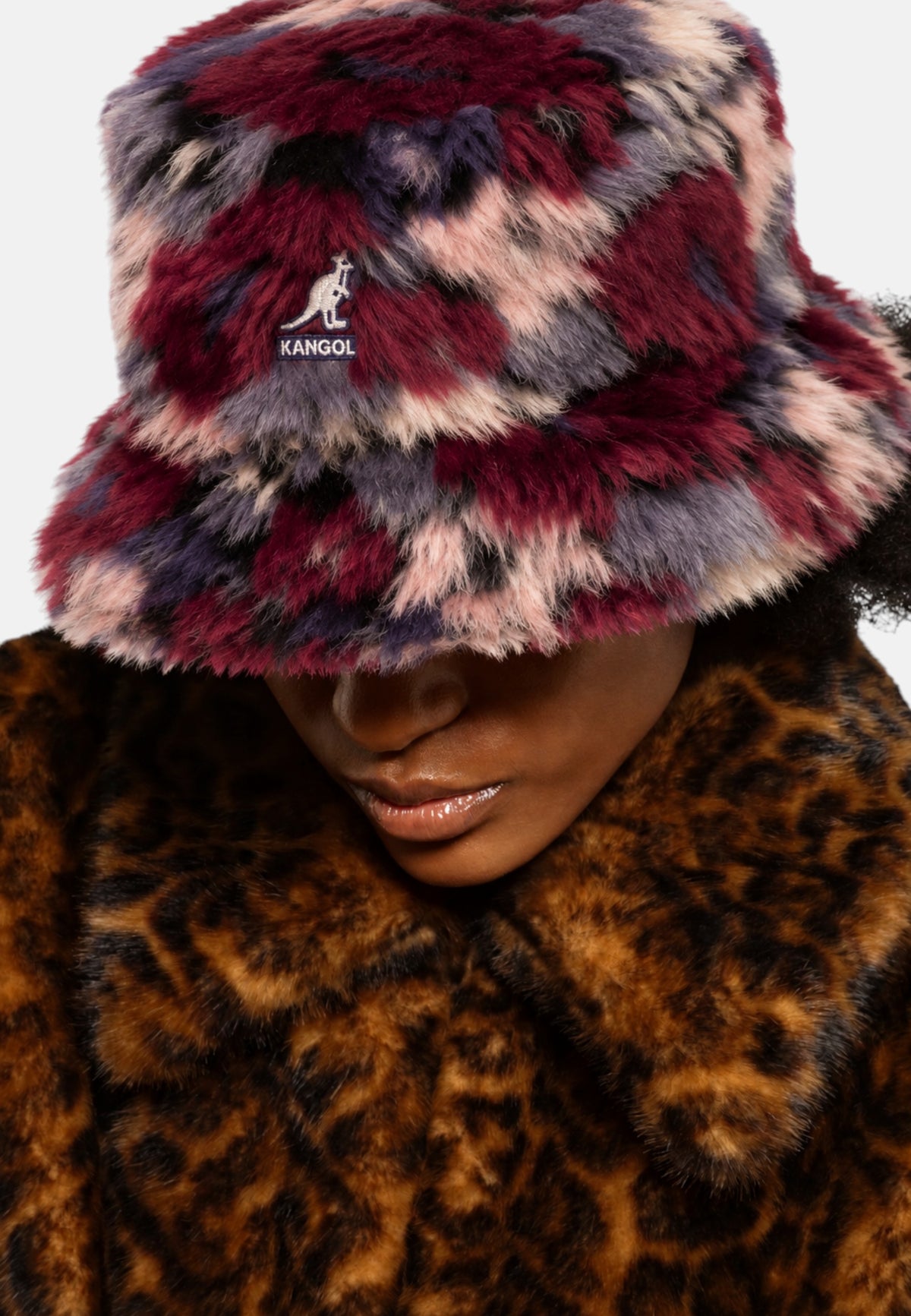 Cappello Coppola Donna Kangol  Faux Fur Bucket K4370