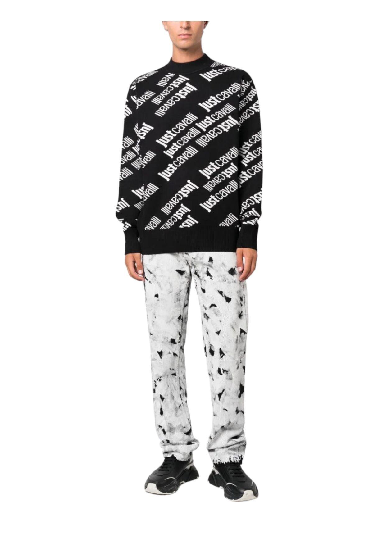 Maglione A Girocollo Uomo Just Cavalli   75OAFM05CM42N