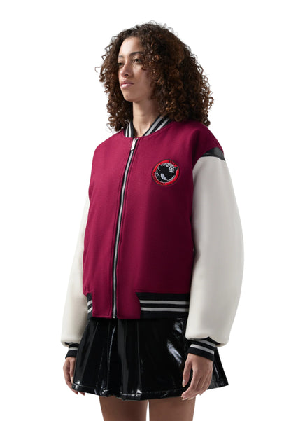 Giacca Bomber Donna Gcds Kittho Patch Varsity  B2CW0907MA3