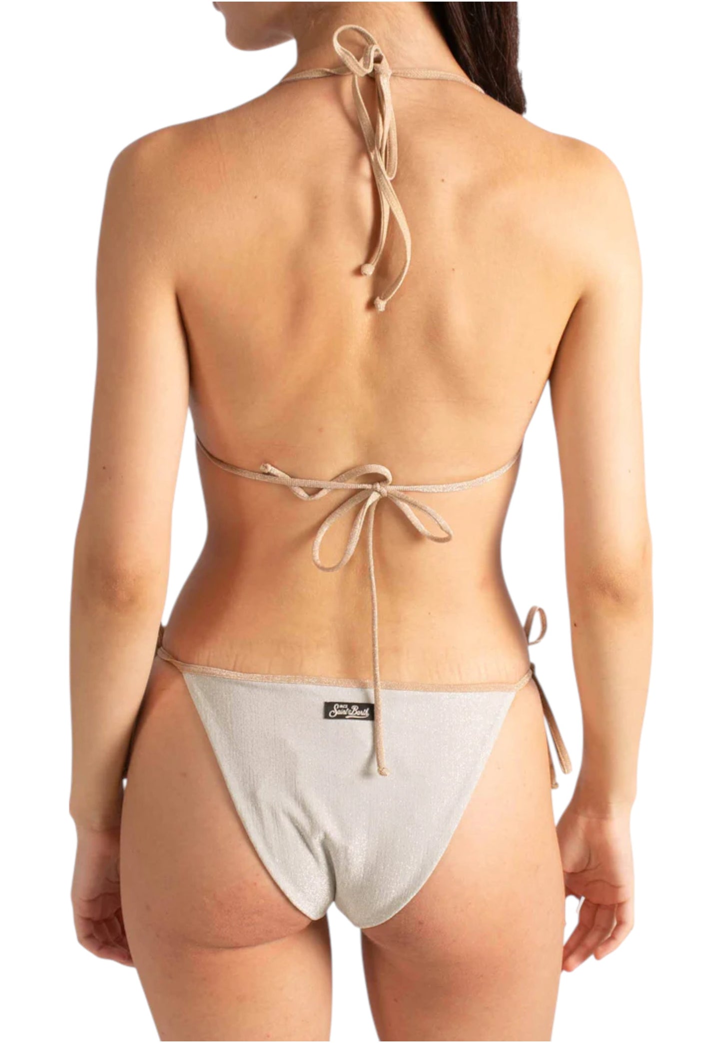 Bikini Pezzo Sopra Donna Mc2 Saint Barth Triangolo Leah String - Lurex
