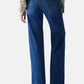 Jeans Wide Leg Donna Liu Jo Bottom Up A Vita Alta Parfait Flare UF6069DS004